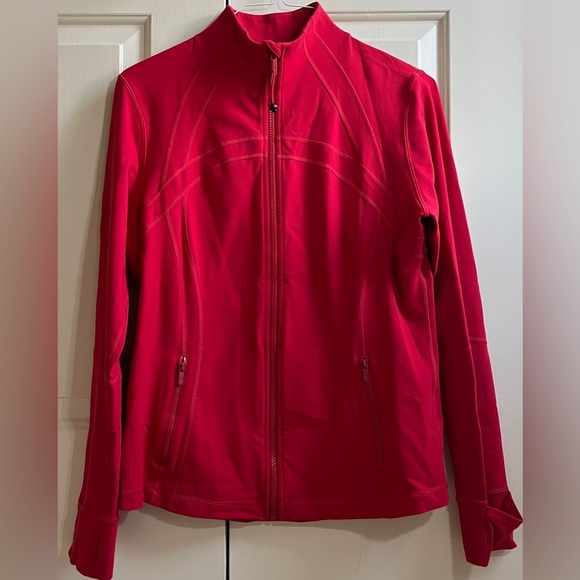 lululemon athletica Jackets & Blazers - LN!🍒LULULEMON DEFINE Jacket sz 16 DARK RED Lipstick ~ OUTSTANDING!!